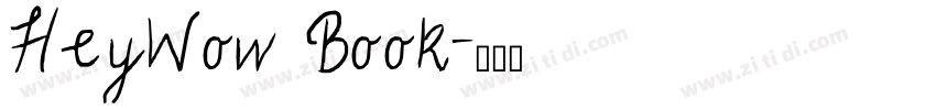 HeyWow Book字体转换